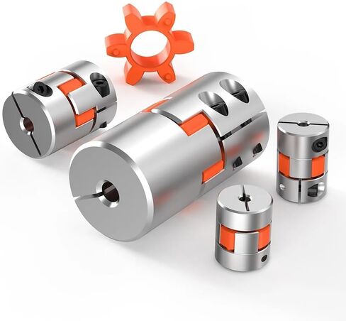 D40L66 3 Jaws Spider Flexible Plum Coupler Stepper Servo Motor Shaft Connector Claw Coupling 8/9/10/11/12/14/16/18/20/22mm 1Pcs(20x22) in Saudi Arabia
