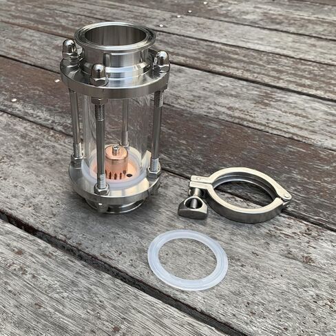 مقطع عمود ارتداد زجاجي 2 بوصة مع لوحة فقاعة النحاس in Kuwait