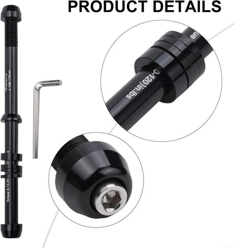 Bike Trainer Thru Axle Skewer 12x142-148mm P1.5/P1.75/P1.0 Bicycle Indoor Sports(P1.5) in Kuwait