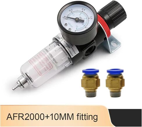 1pc AFR-2000 مرشح هواء هواء وحدة المعالجة الهوائية منظم الضغط ضاغط تقليل مقياس فصل مياه زيت الصمام (AFR-2000 W BT 14) in Kuwait
