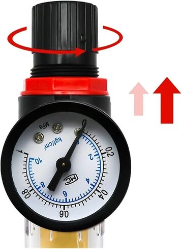 1pc AFR-2000 مرشح هواء هواء وحدة المعالجة الهوائية منظم الضغط ضاغط تقليل مقياس فصل مياه زيت الصمام (AFR-2000 W BT 14) in Kuwait