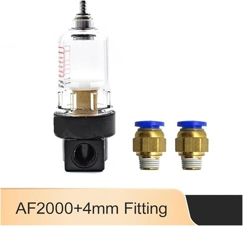 AF2000 AF2000-02 1/4 Source Processor Copper Filter Air Pump Filter Oil and Water Separator Pneumatic Components Air Compressor(PC 4mm Fitting) in Saudi Arabia