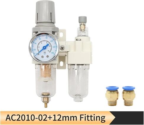 Compressor Air Filter Pressure Regulator Trap Pneumatic Oil Water Separator Pump Manual Drainage Supply AC2010-02(AC2010-02 PC4-02) in Saudi Arabia