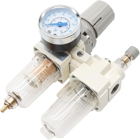Compressor Air Filter Pressure Regulator Trap Pneumatic Oil Water Separator Pump Manual Drainage Supply AC2010-02(AC2010-02 PC4-02) in Saudi Arabia