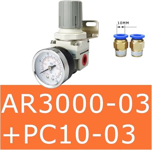 AR2000-02 AR3000-03 AR4000-04 Pneumatic Compressed Air Compressor Pressure Regulator Relief Valve 1/4" 3/8" 1/2"(AR2000-02 PC4-02) in Saudi Arabia
