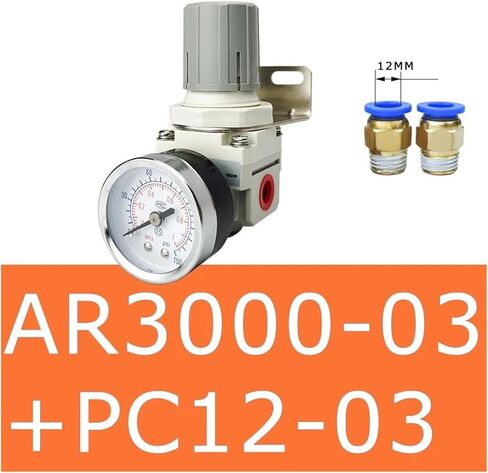 AR2000-02 AR3000-03 AR4000-04 Pneumatic Compressed Air Compressor Pressure Regulator Relief Valve 1/4" 3/8" 1/2"(AR2000-02 PC4-02) in Saudi Arabia