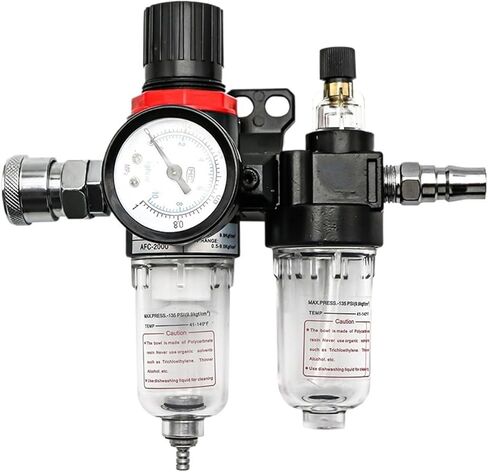 AFC2000 AFR2000 + AL2000 G1/4 يتم استخدام زيت ضاغط الهواء ومرشح فاصل المياه لتقليل منظم صمام الضغط (تركيب PC 10MM) in Kuwait
