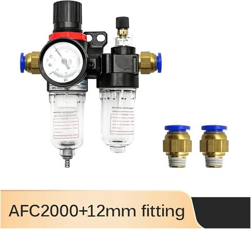 AFC2000 AFR2000 + AL2000 G1/4 يتم استخدام زيت ضاغط الهواء ومرشح فاصل المياه لتقليل منظم صمام الضغط (تركيب PC 10MM) in Kuwait
