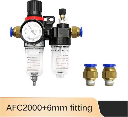 AFC2000 AFR2000 + AL2000 G1/4 يتم استخدام زيت ضاغط الهواء ومرشح فاصل المياه لتقليل منظم صمام الضغط (تركيب PC 10MM) in Kuwait
