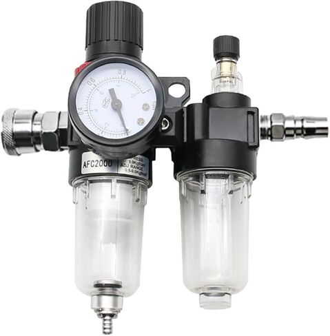 AFC2000 AFR2000 + AL2000 G1/4 air Compressor Oil and Water Separator air Filter is Used to Reduce The Pressure Valve Regulator(PC 4mm Fitting) in Saudi Arabia
