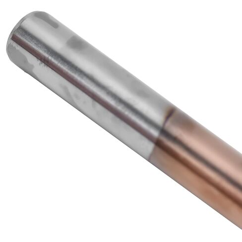 قاطع الطحن الصلب الصلب الصلب CNC قاطع مزدوج D لقطع الخشب البرونز (4*4*12*45L) in Kuwait