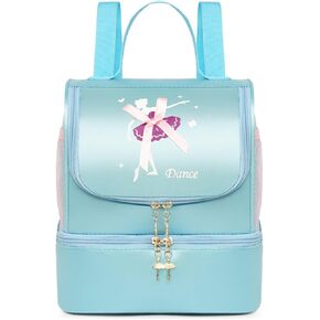 Ballet Dance Backpack with Separate Shoe Compartment,Cute Ballet Dance Backpack Tutu Dress Dance Bag (Blue) in Saudi Arabia