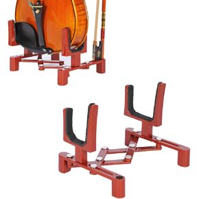 Meech Telescopic and Foldable Universal Musical Instrument Display Stand Guitar Stand Ukulele Stand Violin Stand with Bow Stand Black in Saudi Arabia