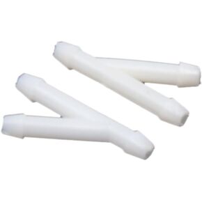 uxcell 20Pcs 3mm Inner Dia Y Shape Plastic Joiner Air Water Fuel Hose Tube Connector in Saudi Arabia