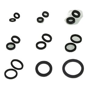 غسالات نتريل نتريل ختم مطاط الغسالة 1/8 "1/4" 3/8 "1/2" 3/4 "1" 1.2 "1.5" 2 "حشية مسطحة ختم حلقة الخاتم ، 10pcs ، مقاومة جيدة للارتداء (3i4 بوصة (16x24mm)) in Kuwait