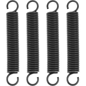 4Pcs Extension Spring Replacement Part 95mm Spring Steel Dual Hook Tension Spring Suitable for Lift Top Coffee Table DIY Home Repair Black in Kuwait