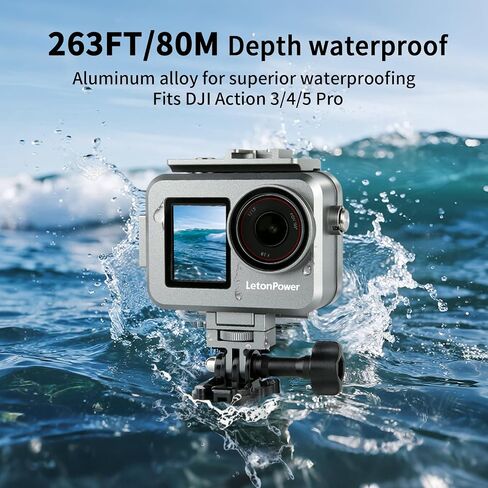 Waterproof Diving Housing for GoPro HERO13/12/11/10/9 Black - 196FT/60M Underwater Case with Magnetic Latch Mount, Protective Underwater Diving Housing Shell Accessories in Kuwait
