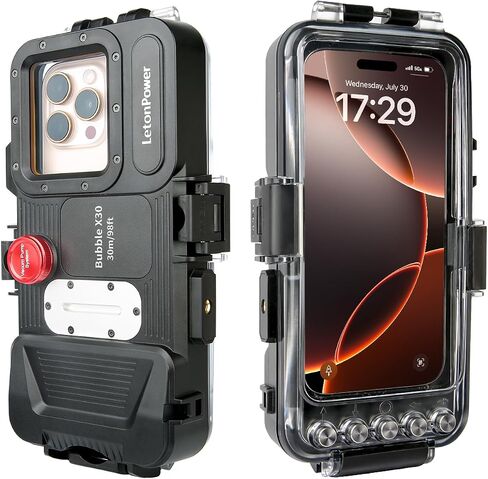 Waterproof Diving Housing for GoPro HERO13/12/11/10/9 Black - 196FT/60M Underwater Case with Magnetic Latch Mount, Protective Underwater Diving Housing Shell Accessories in Kuwait