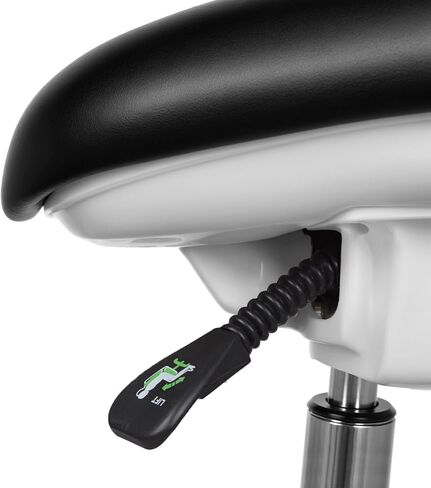 XUX Dental Dynamic Seat Microscope Saddle Chair PU Leather Foot Pedal Height Adjustable Double Armrest in Saudi Arabia