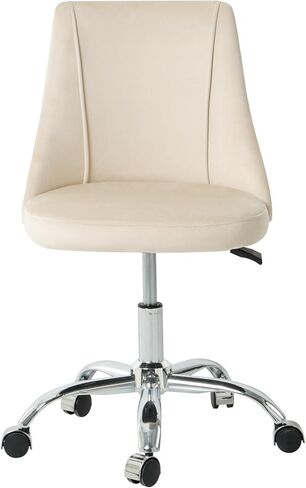 Enhance Comfort with Modern Velvet, Adjustable Height, Soft Upholstery, Sturdy Five-Claw Base, Space-Saving Design in Saudi Arabia