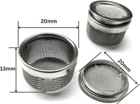 Ultrasonic Cleaner Mini Basket Set Small Parts Mesh Holder for Screws and Tiny Components 2 Pieces Pack in Saudi Arabia