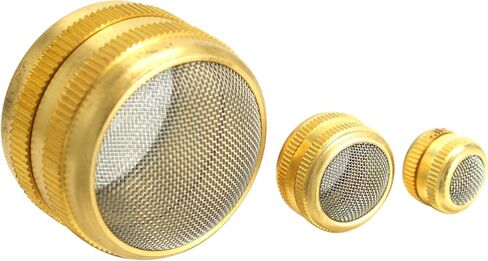 Ultrasonic Cleaner Basket for Small Parts Brass Body with Stainless Steel Mesh Parts Holder for Jewelry and Watch Parts Pack of (3) in Saudi Arabia