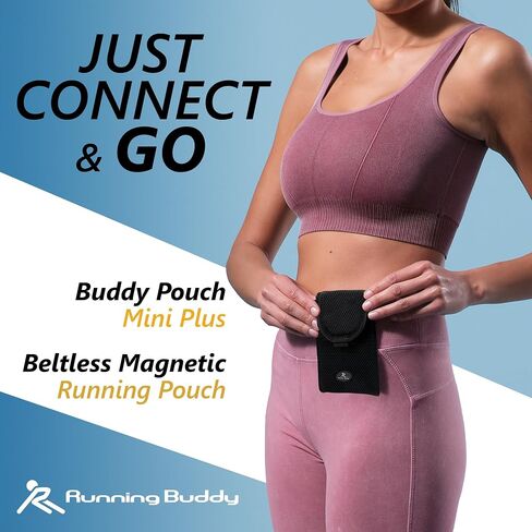 ركض Buddy Magnetic Bace - الرجال والنساء | ركوب الدراجات ، الركض ، يحمل حزمة فاني الهاتف ، المال ، المفتاح ، يعامل | زائد الحجم حزمة الخصر - 6-1/2 في × 4 في | مقاوم للماء ، لا ترتد ، لا chafe in Kuwait