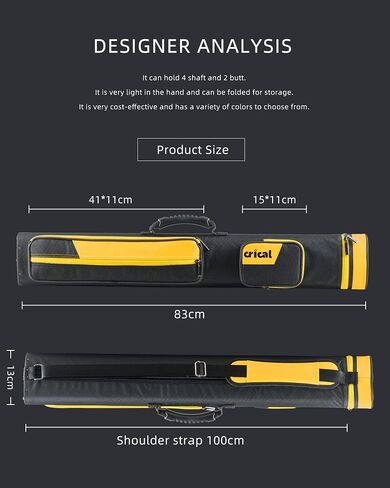 Crical Pool Cue Case 2x4 حافلة عصا البليار in Kuwait