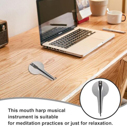 Jaw Harp Metal Mouth Harp for Beginners Portable Ethnic Music Instrument for Relaxation and Meditation Lightweight Design for Easy Use in Saudi Arabia