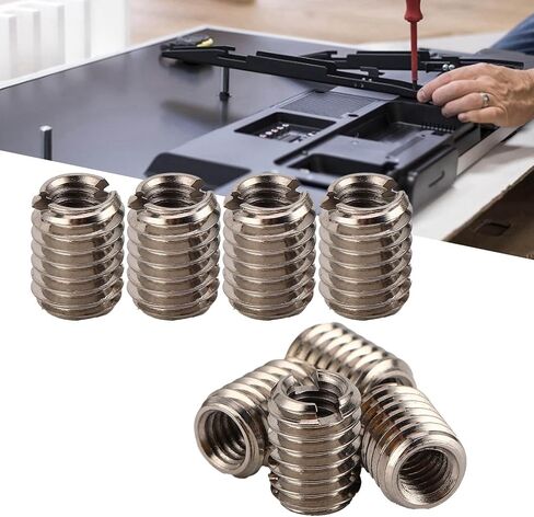 Flexman 10pcs إدراج خيوط مجموعة تشكيلة ، خيط أنثى M4 x 0.7mm ذكور الخيط M6 × 1 مم من الفولاذ المقاوم للصدأ in Saudi Arabia
