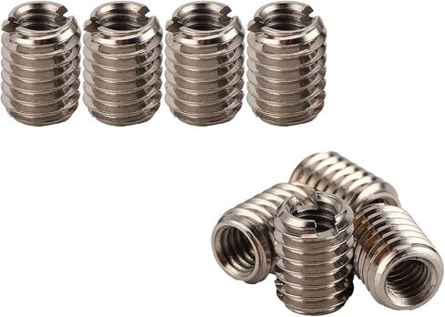 Flexman 10pcs إدراج خيوط مجموعة تشكيلة ، خيط أنثى M4 x 0.7mm ذكور الخيط M6 × 1 مم من الفولاذ المقاوم للصدأ in Saudi Arabia