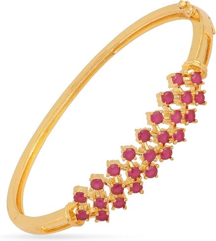 Tarinika Elanor Nakshatra CZ Bracelet - الأساور الهندية للمرأة المثالية للمناسبات غير الرسمية | المجوهرات الهندية التقليدية للنساء | ضمان سنة واحدة* in Kuwait