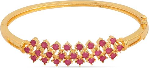 Tarinika Elanor Nakshatra CZ Bracelet - الأساور الهندية للمرأة المثالية للمناسبات غير الرسمية | المجوهرات الهندية التقليدية للنساء | ضمان سنة واحدة* in Kuwait