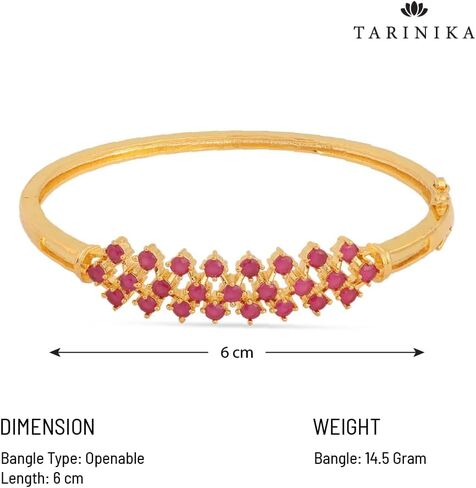 Tarinika Elanor Nakshatra CZ Bracelet - الأساور الهندية للمرأة المثالية للمناسبات غير الرسمية | المجوهرات الهندية التقليدية للنساء | ضمان سنة واحدة* in Kuwait