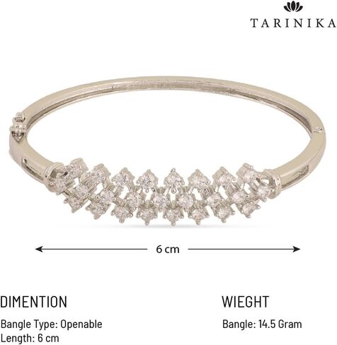 Tarinika Elanor Nakshatra CZ Bracelet - الأساور الهندية للمرأة المثالية للمناسبات غير الرسمية | المجوهرات الهندية التقليدية للنساء | ضمان سنة واحدة* in Kuwait