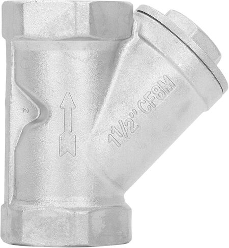 Bordstract 1 1/2 بوصة DN40 Thread Y Type Type Courser ، 304 مصفاة من الفولاذ المقاوم للصدأ Y مرشح صمام مرشح Wye Filve لزيت الماء والغاز in Saudi Arabia
