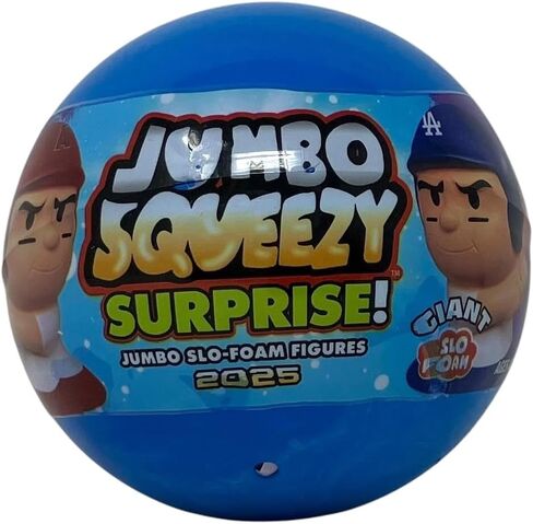 Teenymates Party Animal MLB 2025 Squeezymates Figures, Team Colors, One Size (Jumbo Squeezymates 2025 1 Capsule) in Kuwait