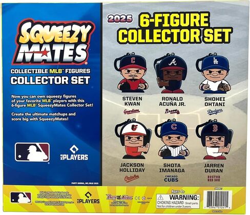 Teenymates Party Animal MLB 2025 Squeezymates Figures, Team Colors, One Size (Jumbo Squeezymates 2025 1 Capsule) in Kuwait