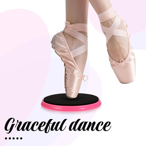 Simarro 4 Pack Figure Swating Spinner ، Transption Transply Born Figure Spinner Ice Spinner تحسين توازن pirouette الخاص بك ويتحول إلى راقصات الباليه الجليد المتزلجين لاعبي الجمباز المشجعين in Saudi Arabia