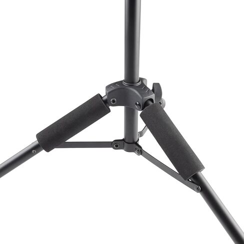 OnStage Viola/Violin Stand with Bow Holder Foldable Orchestral Strings Accessories-Head Protection Lock&Bow Hanger,Tripod Base,Height Adjustable,Padded,Steel,Nonslip Rubber Feet, Portable, Black in Saudi Arabia