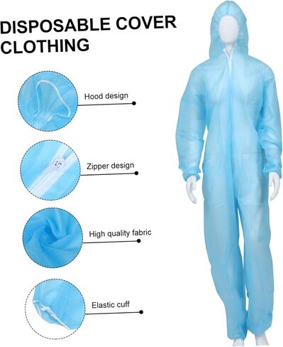 GLEAVI Protective Suit Protective Coverall Maintenance Clothing Reusable Coveralls One- Clothing Labor Suit in Saudi Arabia