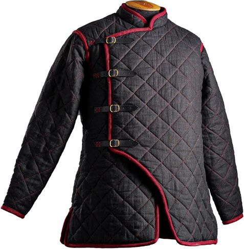 سترة Nexify® Ptded Gambeson ذات الأكمام القصير - غامبسون مبطن لإعادة التشريع ، Hema ، LARP & SCA in Saudi Arabia