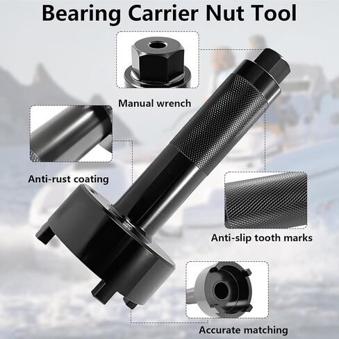 أداة تحمل الجوز الحاملة و trip spanner مفتاح لائحة ل mercruiser Alpha Generation I II MC1 Bravo Blackhawk استبدال 91-17256 91-61069 in Saudi Arabia
