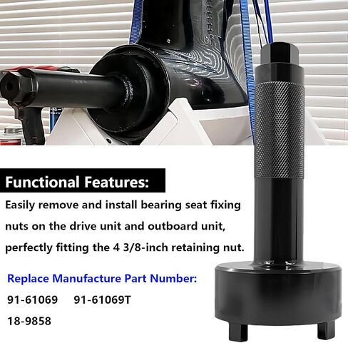 أداة تحمل الجوز الحاملة و trip spanner مفتاح لائحة ل mercruiser Alpha Generation I II MC1 Bravo Blackhawk استبدال 91-17256 91-61069 in Saudi Arabia