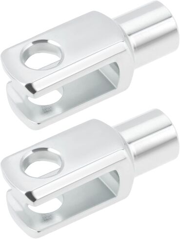 2 قطعة M8x1.25 Air Cylinder Rod Clevis End 42mm اليد اليمنى الخيط الإناث Y موصل لمعدات الأتمتة الإلكترونية in Saudi Arabia