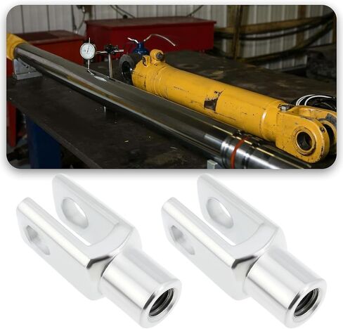 2 قطعة M8x1.25 Air Cylinder Rod Clevis End 42mm اليد اليمنى الخيط الإناث Y موصل لمعدات الأتمتة الإلكترونية in Saudi Arabia