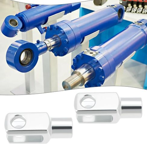 2 قطعة M8x1.25 Air Cylinder Rod Clevis End 42mm اليد اليمنى الخيط الإناث Y موصل لمعدات الأتمتة الإلكترونية in Saudi Arabia