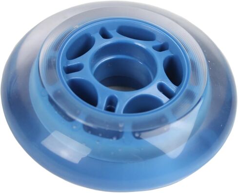 Player's Choice Roller Hockey Wheels Indoor 78A Soft Inline Skate Clear/Blue 8 Pack in Saudi Arabia
