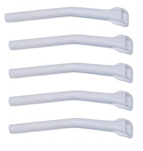100/Pk Dental Evacuator with Retraction Guard TRK-O-VAC Disposable Evacuator Tips, White in Saudi Arabia