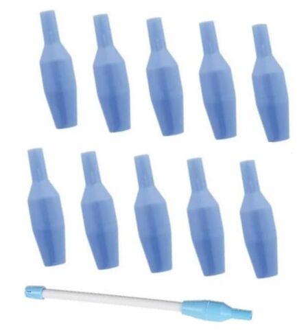 50/Pack Dental SE Valve Tips Disposable Unique One-Way Design Dental Valve Adapter Tips for Saliva Ejactors in Saudi Arabia